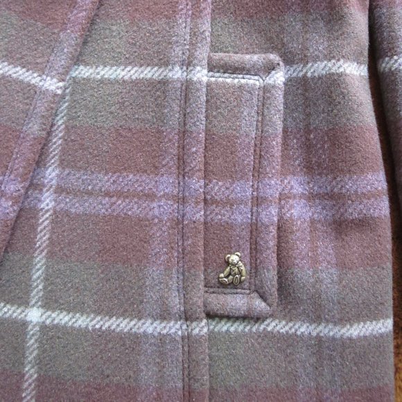 Teenie Weenie Luxury Fuzzy Bear Coat with removable collar - Picture 12 of 13